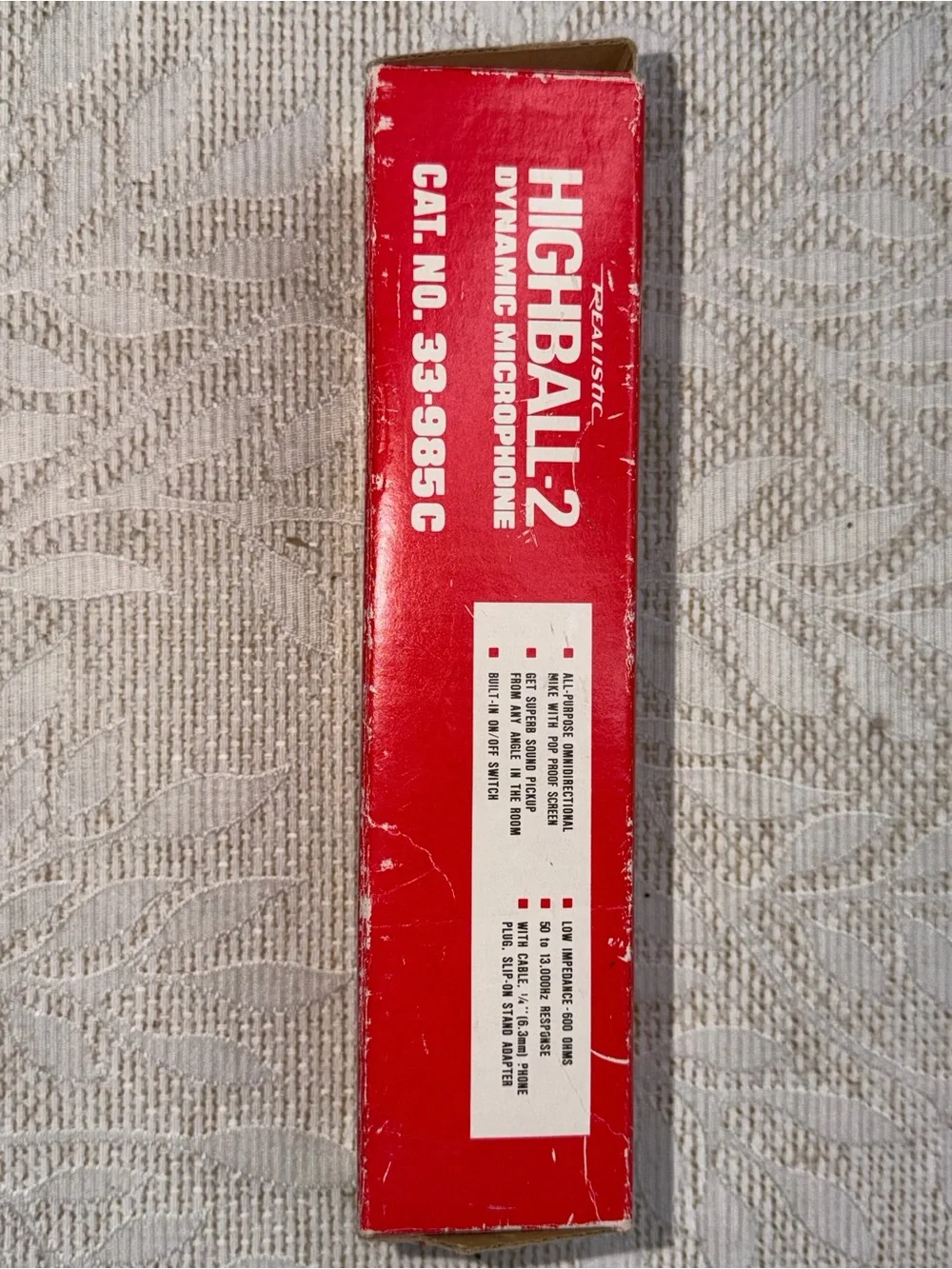 Highball2 Dynamic Microphone - Silver vintage